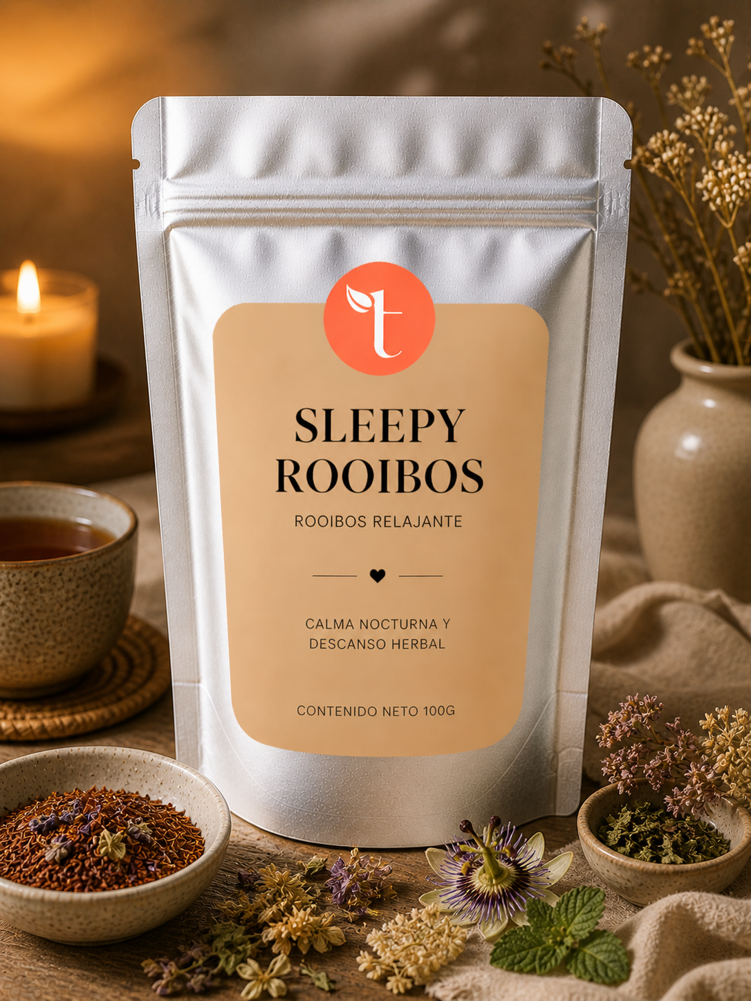 Sleepy Rooibos – Rooibos con valeriana, tila y melisa