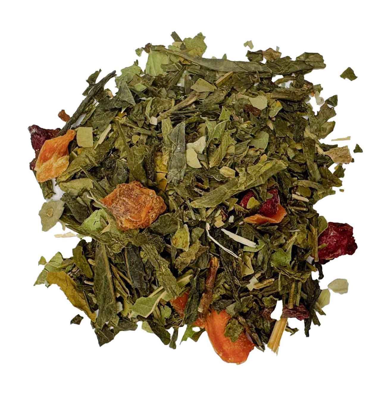 Brisa Nazarí – Té verde con arándanos, pimienta rosa y flor de naranja