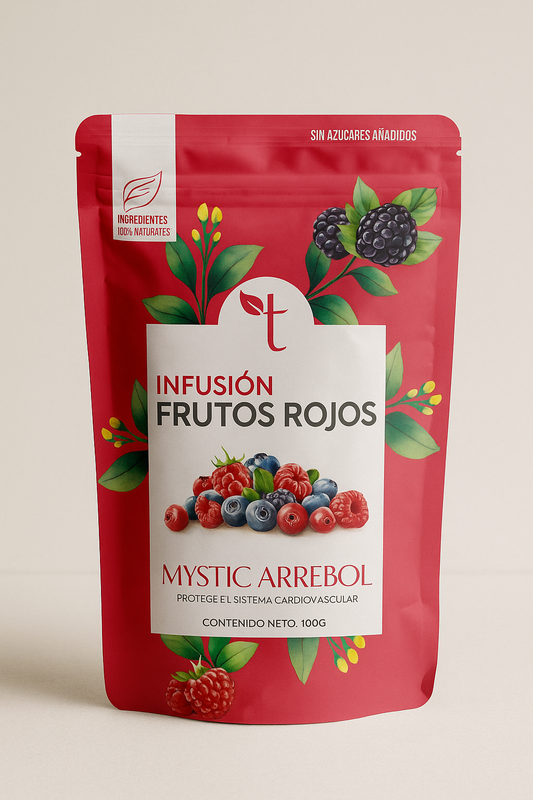 Mystic Arrebol - Infusión artesanal de hibisco con frutos del bosque de Tartea