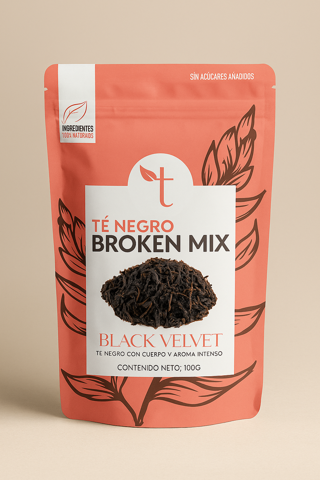 Black Velvet – Mezcla de tés negros Assam, Ceilán y Sumatra
