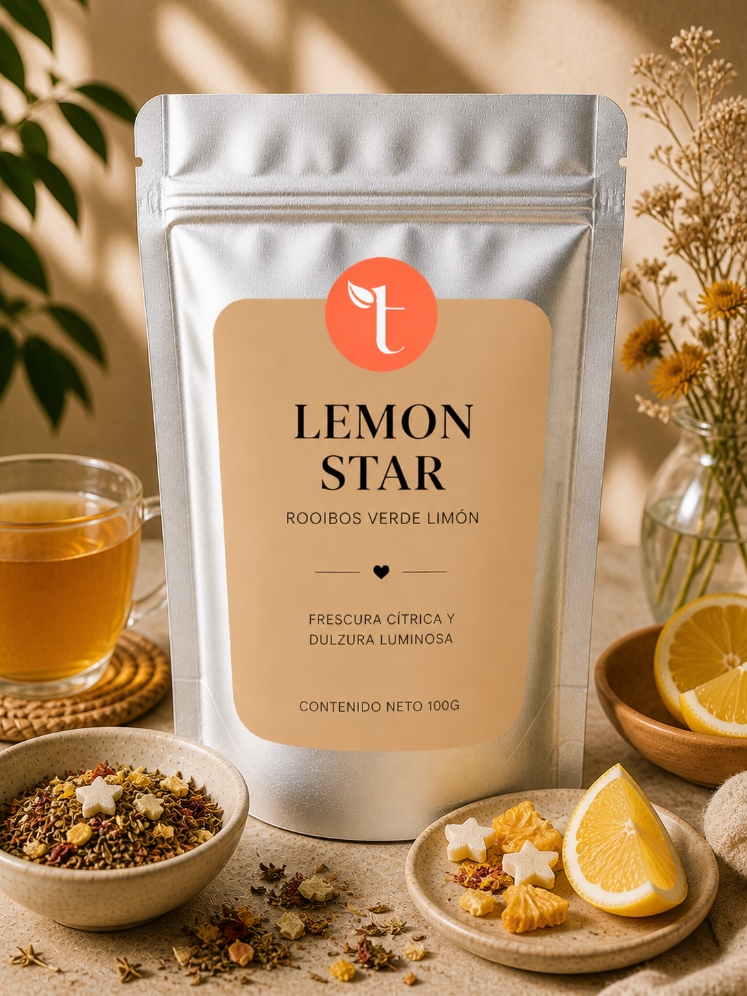 Lemon Star – Rooibos verde con limón