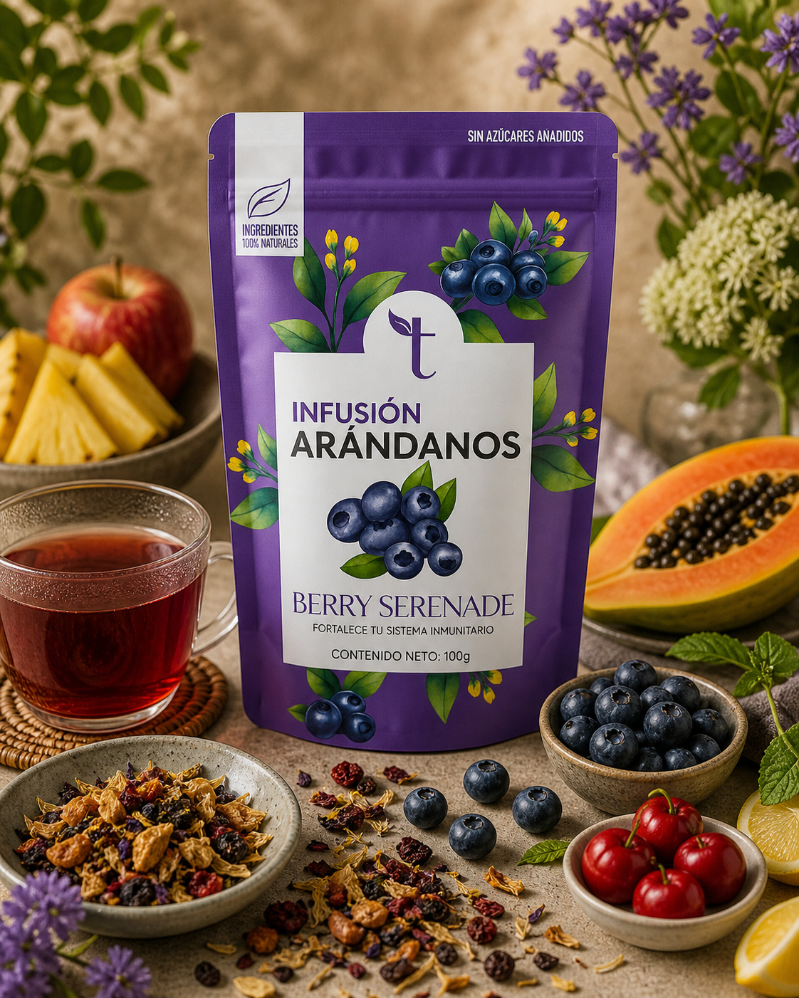 Berry Serenade – Infusión frutal con limón y frutos rojos