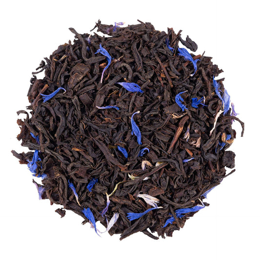 Lady Mornings – Té negro Earl Grey con bergamota y pétalos de aciano
