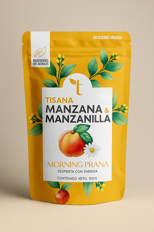 Morning Prana – Infusión sin teína de manzanilla, ortiga y citronela