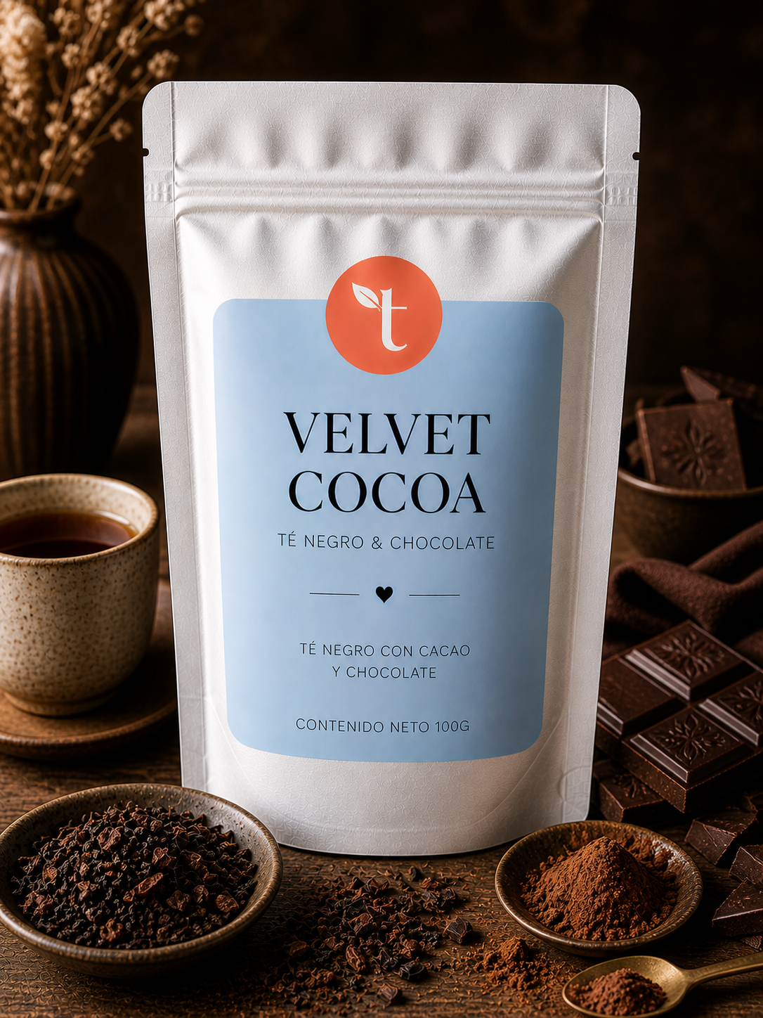Velvet Cocoa – Té negro con chocolate