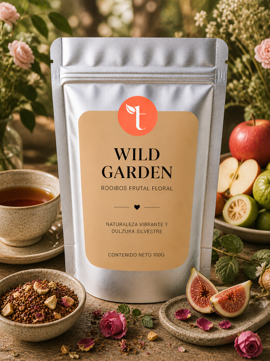 Wild Garden – Rooibos con higo, feijoa y pétalos de rosa
